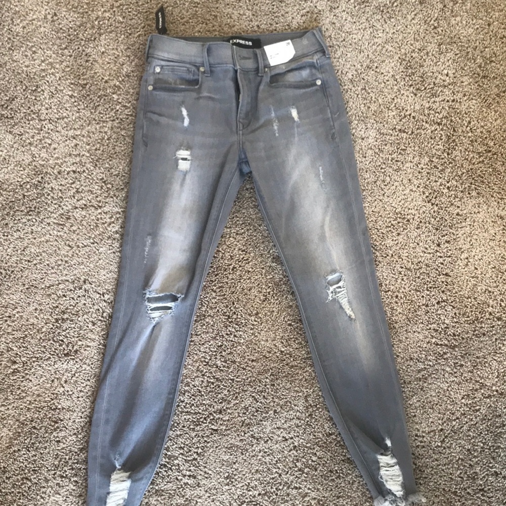 NWT Grey Express Ankle Legging Mid- Rise